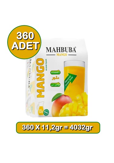 Mahbuba Mango Aromalı Soğuk Toz İçecek 360x11.2gr