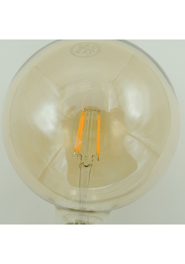 Sunlight G125 Büyük Yuvarlak Rustik Led Ampul 5.5w Amber