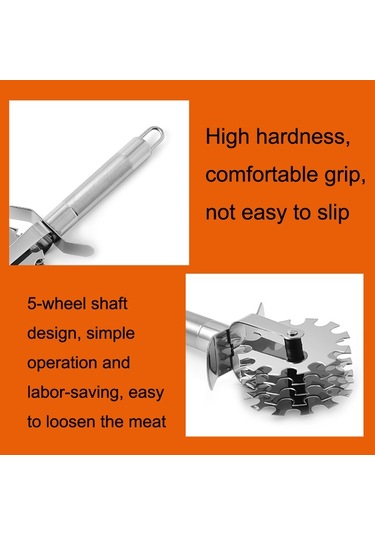 Cbtx Gb139 Paslanmaz Çelik Beş Tekerlekli Et Yumuşatıcı Çok Renkli