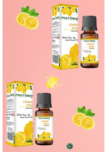 Multidem Limon Uçucu Bitkisel Yağı 20 ML