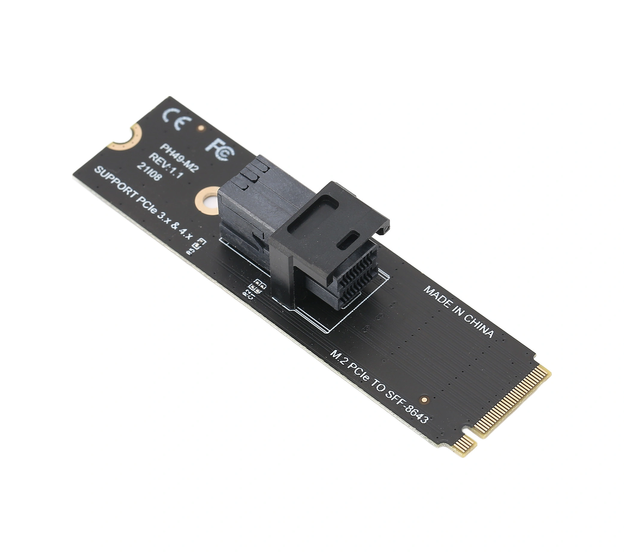 Xiyyadms M.2 Nvme'den U.2'ye Pcı-e4.0 Dönüştürücü Adaptör Kartı - 64gt/s Hız, Sff8643 Arayüzü, Kararlı Performans Ph49-m2