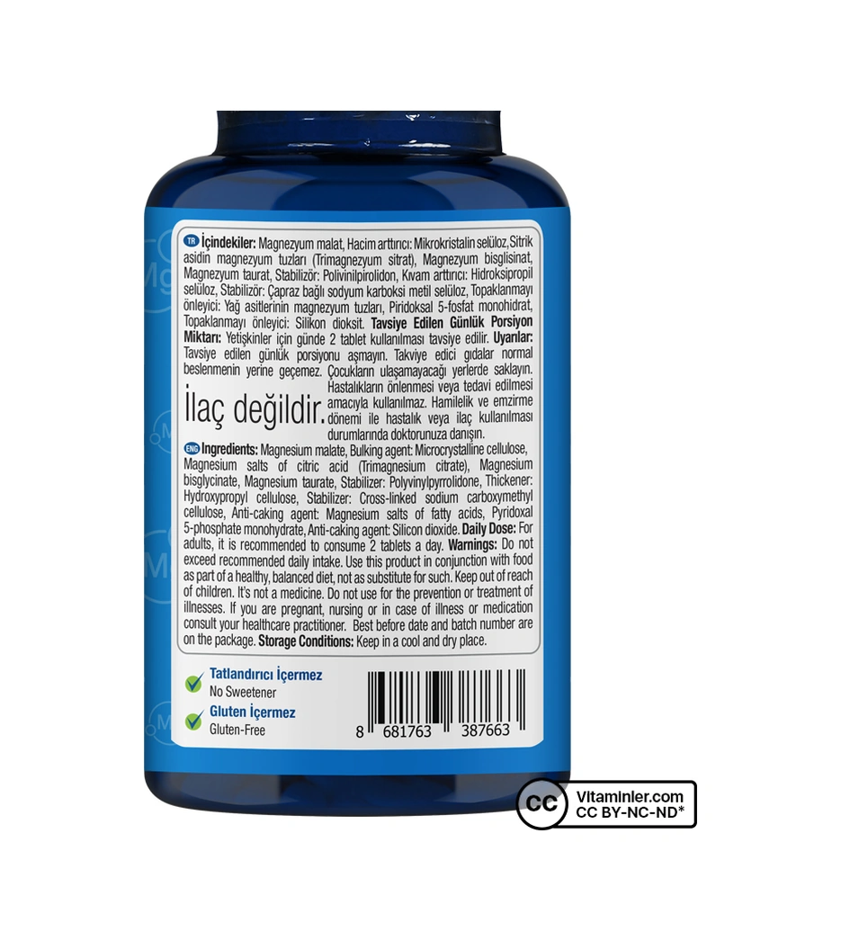 One Up Magne4 4lü Etki Magnezyum Kompleks 60 Tablet Aromasız