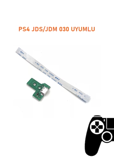Ps4 V2 Kollar İle Uyumlu Jds Jdm 030 Usb Port Soket & 12 Pın Flex