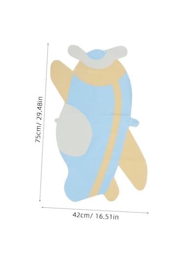 Retro Uçak Folyo Balon 78x42 Cm