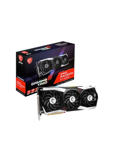 MSI AMD Radeon RX 6800 Gaming X Trio 16G 16 GB GDDR6 256 Bit Ekran Kartı