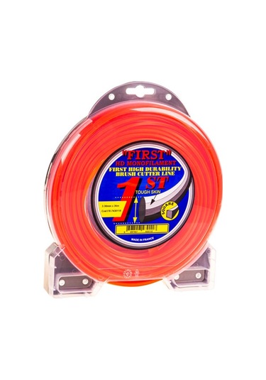 Motorlu Tırpan Misina 3.3Mm 36M Turuncu 4 Köşe Fırst