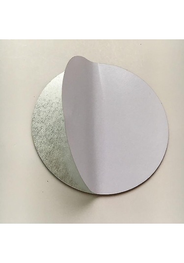 Altın Kalp Yapıştırıcı Akrilik Dekoratif Lens Levha Duvar Aynası Çıkartması Diğer