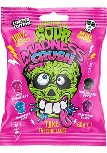 Sour Madness Crush Challenge Candy 60 G