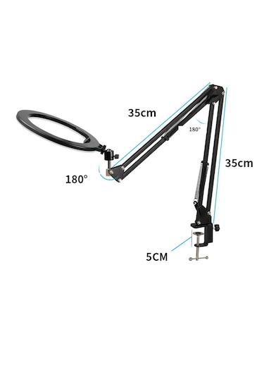 Venaliastore Dim Led Halka Işık Telefon Tutuculu