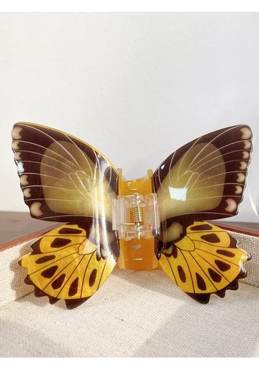 Symbol Kelebek Canlı Saç Tokası 230890013 Gri