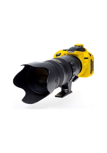 Easycover Nikon D5300 Silikon Kılıf Ecnd5300Y (Sarı)