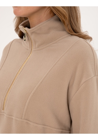 Pierre Cardin Kadın Bej Sweatshirt 50314954-vr011 Bej