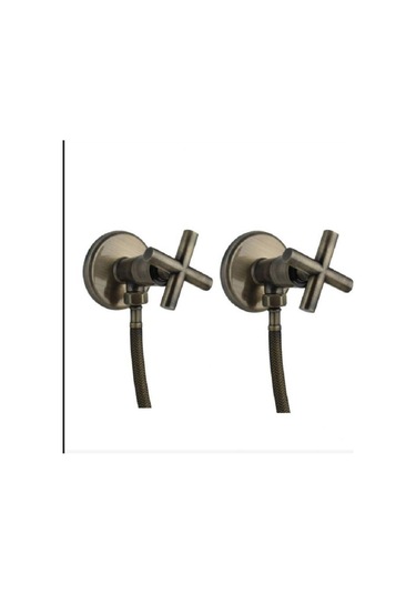 İsaoğlu Yapı Antik Gold Taharet Muslukları Gider Hortumlar Dahil Komple Set Antik Taharat Muslukları Gold Altın