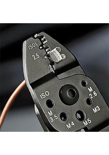 Knipex 9722240 Pabuç Sıkma Ve Kablo Sıyırma Pensesi