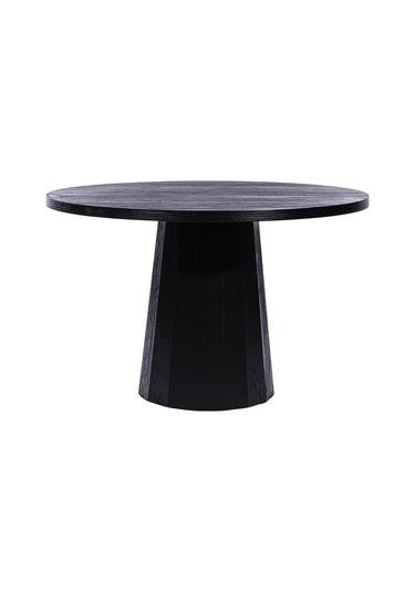 Odessa Ahşap Masa 120x120 Siyah