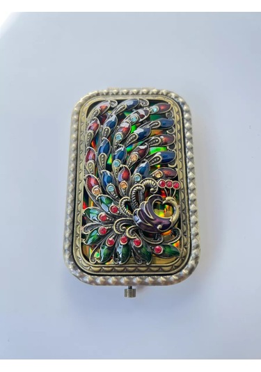 Mama Karma Cep Aynası Katlanabilir Hediye 226721607 Altın Rengi