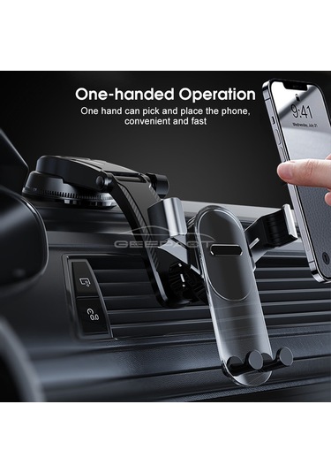 Geepact Araç Telefonu Tutucu Araç Montaj Aparatları 360 Ayarlanabilir Telefon Standı Kontrol Paneli Telefon Tutucu Titreşim Önleyici Telefon Tutucu Araç Vantuz Telefon Braketi -