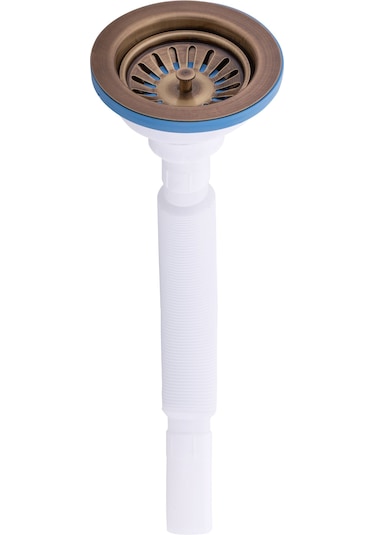 Tekli Eviye Sifonu Ve Süzgeci Antik Lavello Antik