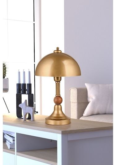 Piedra Ahşaplı Abajur Eskitme