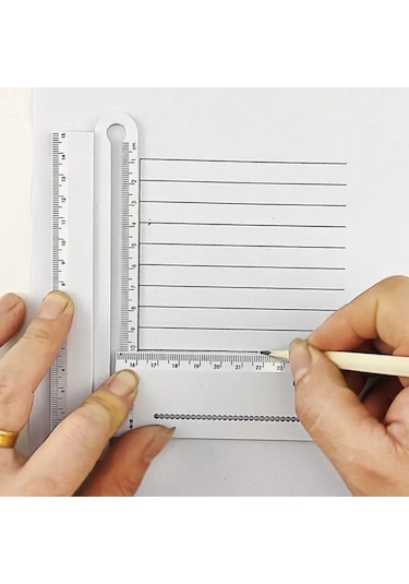 1 Adet Basit Tarzı 30cm Şeffaf Dikdörtgen Cetvel İletki Öğrenci