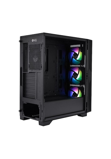 Thermaltake Versa T25 CA-3R5-55M1WE-00 550W 3x120 MM Fanlı ATX Oyuncu Bilgisayar Kasası