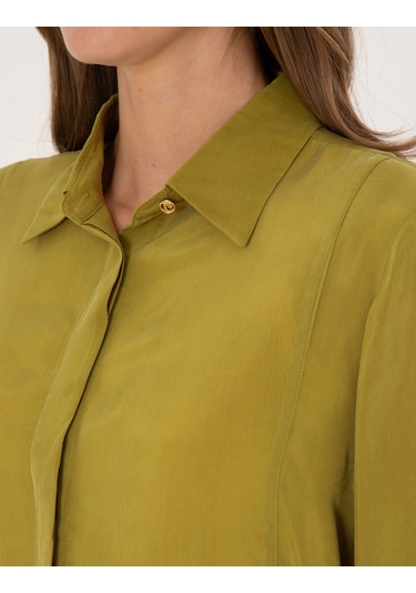 Pierre Cardin Kadın Yeşil Gömlek Desenli 50313652-vr257 Yeşil Pierre Cardin Kadın Yeşil Gömlek Desenli 50313652-vr257 Yeşil