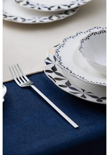 Lorenzo 6 Kişilik 24 Parça Yemek Takımı Renkli