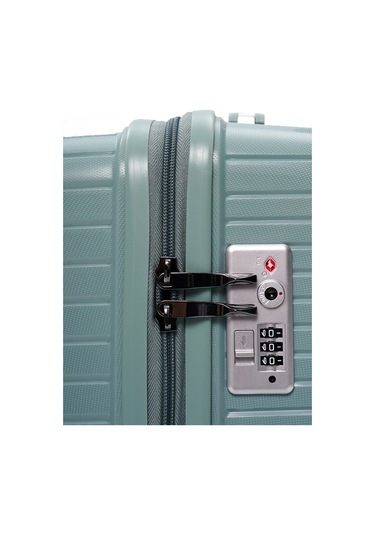 Elatae Exclusive Pro Polipropilen Büyük Boy Kırılmaz Valiz Mavi 5239 Mavi