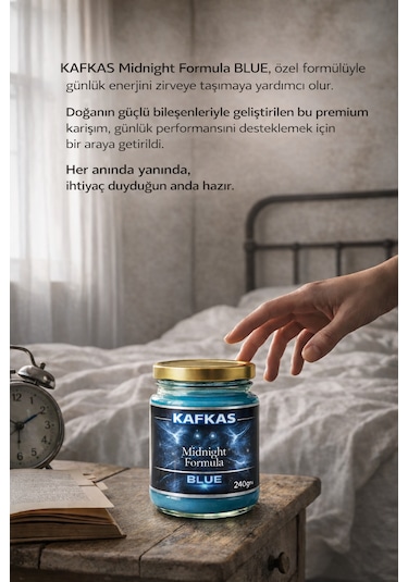 Kafkas Midnight Formula Blue Aktif Yaşam Takviyesi 240gr