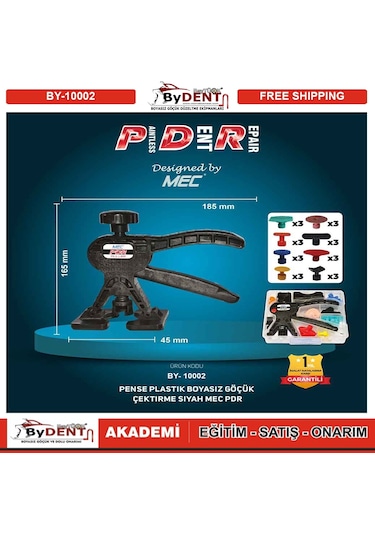 Pdr Boyasız Göçük Düzeltme Pensesi + 24 Adet Öpücük Adaptör