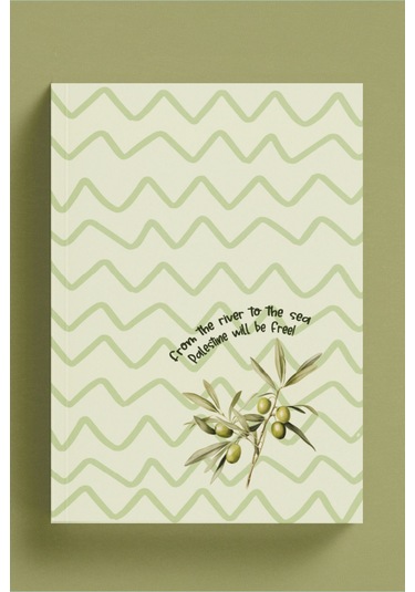 Nehirden Denize Özgür Filistin Defter Yeşil 4402976