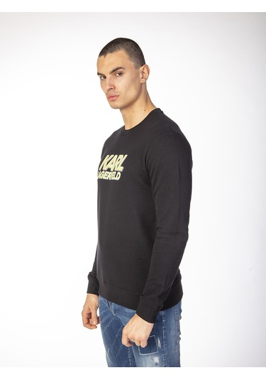 KARL LAGERFELD Erkek  Sweatshirt  KLL758 Siyah