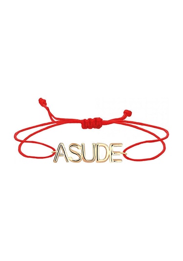 14 Ayar Altın Isimli Ipli Bileklik N11.39470 Sarı Altın