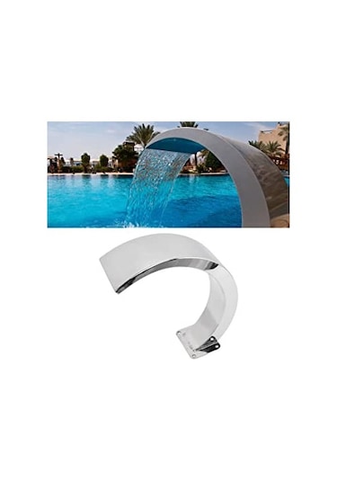 DEV PASLANMAZ 700x1200mm Kobra Model Havuz Şelale AISI 316 Kalite