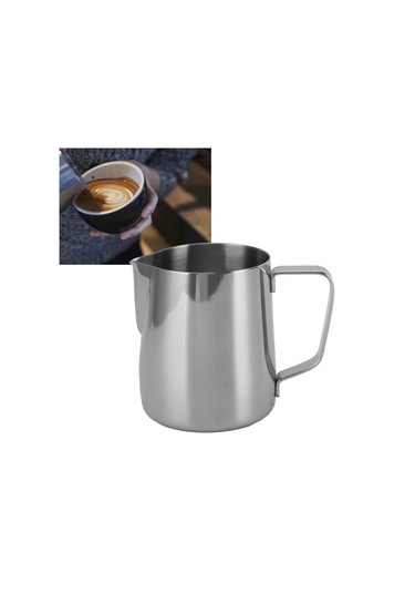 Hangfox Japon Stili 304 Paslanmaz Çelik Milk Frother - Kaliteli 350ml, Ev/café İçin Latte Sanatı Ve Süt Köpüğü Hazırlama Diğer