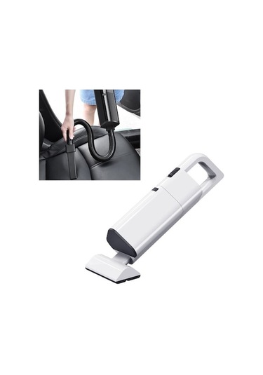 Global Araba Taşınabilir Kablosuz 120w El Güçlü Elektrikli Süpürge Beyaz
