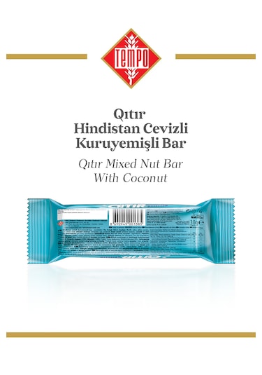 Hindistan Cevizli Kuruyemişli Bar 30 G X 12 Adet