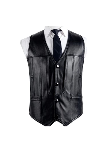 Klasik Entel Kuzu Derisi Yelek