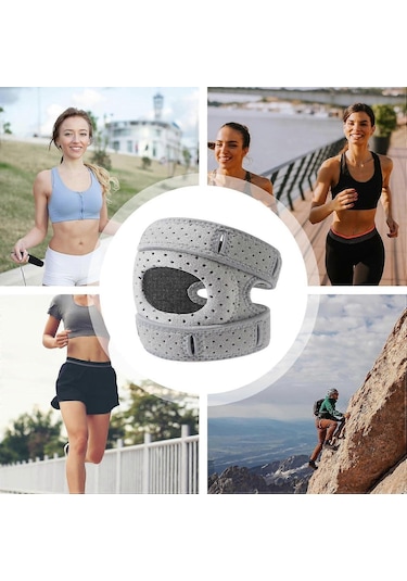 Wellnee Diz Pedleri, Ayarlanabilir Diz Desteği, Spor İçin Sabitleyici Diz Pedleri, Erkekler Ve Kadınlar İçin Diz Ağrısını Hafifletir, Gri