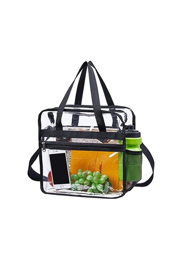 Geekyou Pvc Şeffaf Seyahat Çanta, Büyük Kapasiteli, Askılı Kayışlı, Çok Amaçlı: Kosmetik, Tuvalet Malzemeleri İçin Dayanıklı Taşıma Çantası