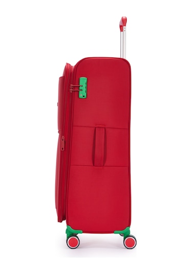 14bnt2800 Polipropilen 3 Lü Valiz Seti Kırmızı