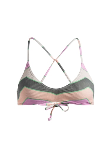 Roxy Roxy Vista Stripe Strappy Bra Kadın Bikini Üst Gny3 Çok Renkli
