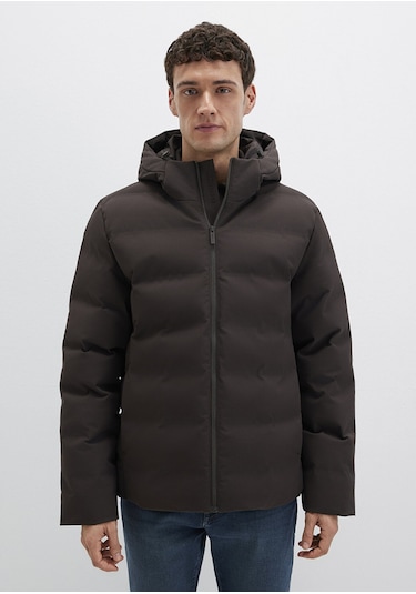 Mavi - Kahverengi Ceket 0110652-70219 Kahverengi