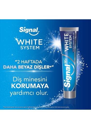Signal White System Original Diş Macunu 4 x 75 ML