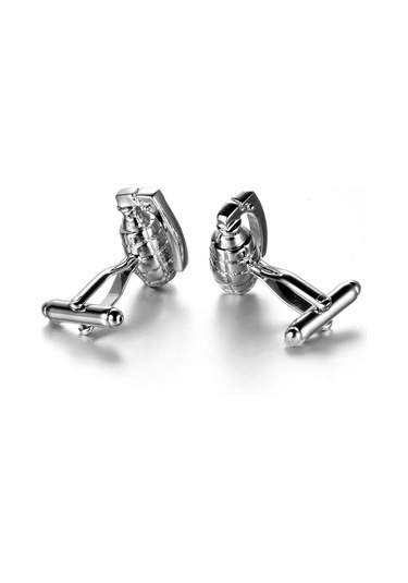 Homyl Vintage Gümüş Erkek Düğün Parti Hediye Gömlek Kol Düğmeleri Gümüş