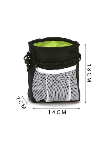 Pet Aperatif Çanta Eğitim Bel Çantası Dışarı Çok Fonksiyonlu Pet Eğitim Çantası Gri