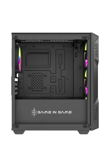 Game İn Game Speed 4x12cm Argb Fan Mesh Panel Temper M.atx Kasa