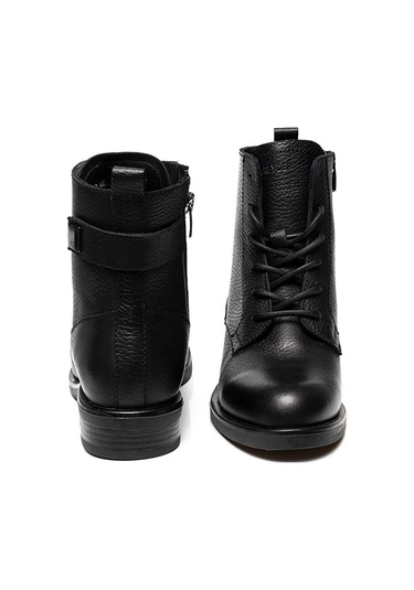 Greyder 29240 Kadın Siyah Hakiki Deri Bot Siyah
