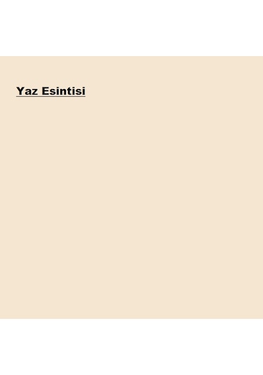 Marshall Luksima Silikonlu Özel Mat Boyası Yaz Esintisi 15l 15 L