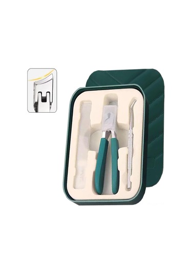 Shineyee Kavisli Geniş Ağızlı Tırnak Makası Seti - Çok Fonksiyonlu Ve Taşınabilir